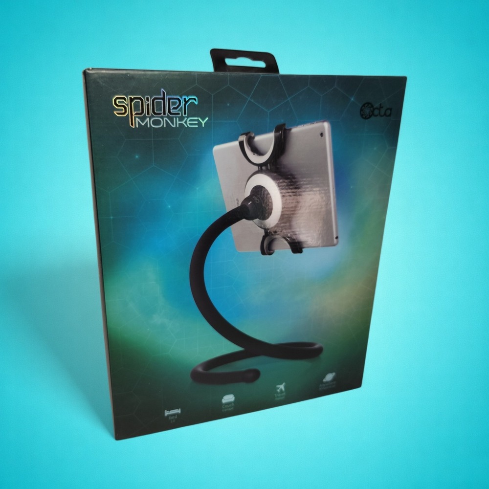 Spider Monkey - 36" Gooseneck Tablet Mount for iPad Pro, Air, Mini, Galaxy Tab